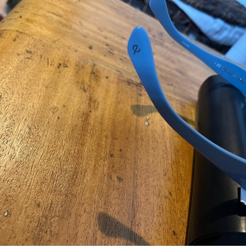 rag & bone Powder Blue Rectangular Sunglasses - Picture 10 of 11